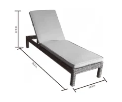 Broyhill Eagle Brooke All-Weather Wicker Cushioned Chaise Lounger 18 Broyhill Eagle Brooke All-Weather Wicker Cushioned Chaise Lounger -Finest Furniture Store 810459548 810555202 810555245 X0 1