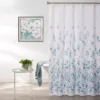 White & Blue Eucalyptus Fabric Shower Curtain 2 White & Blue Eucalyptus Fabric Shower Curtain -Finest Furniture Store 810460535 1