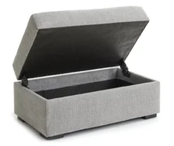 Parkdale Silver Storage Ottoman 11 Parkdale Silver Storage Ottoman -Finest Furniture Store 810465150 4