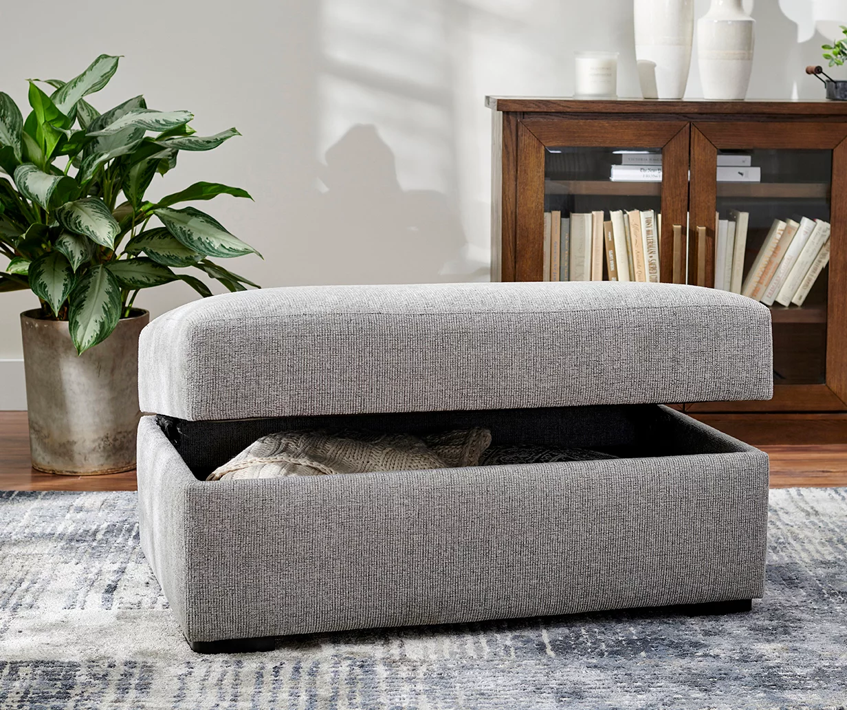 Parkdale Silver Storage Ottoman 8 Parkdale Silver Storage Ottoman - Image 6