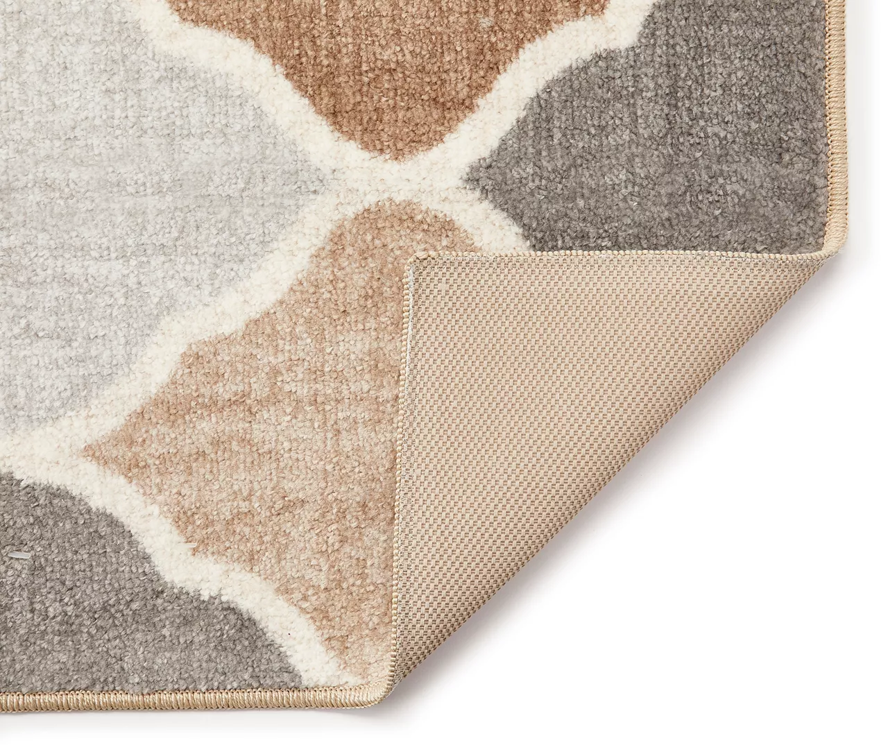 Broyhill Brown & Gray Lattice Mosaic Area Rug 5 Broyhill Brown & Gray Lattice Mosaic Area Rug - Image 3