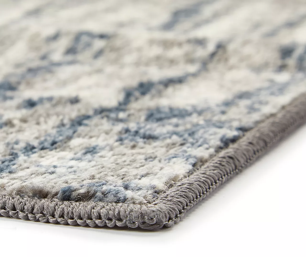 Broyhill Impressions Gray & Blue Abstract Area Rug 4 Broyhill Impressions Gray & Blue Abstract Area Rug - Image 2