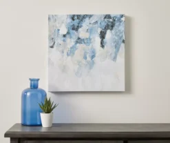 Blue Abstract Stretched Canvas -Finest Furniture Store 810498390 2