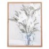Blue Floral Vase Framed Canvas 2 Blue Floral Vase Framed Canvas -Finest Furniture Store 810498693