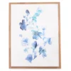 Blue Flowers Framed Canvas 1 Blue Flowers Framed Canvas -Finest Furniture Store 810498697