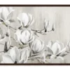 White Magnolia Tree Framed Canvas -Finest Furniture Store 810498829
