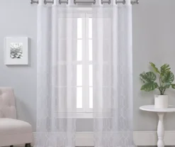 Broyhill Geo Sheer Grommet Curtain Panel Pair -Finest Furniture Store 810507477