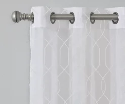 Broyhill Geo Sheer Grommet Curtain Panel Pair -Finest Furniture Store 810507477 3