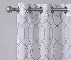 Broyhill Geo Sheer Grommet Curtain Panel Pair -Finest Furniture Store 810507478 3