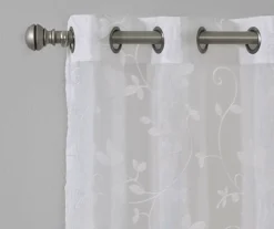 Broyhill Cassandra Floral Sheer Grommet Curtain Panel Pair 13 Broyhill Cassandra Floral Sheer Grommet Curtain Panel Pair -Finest Furniture Store 810507480 3