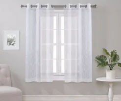 Broyhill Geo Sheer Grommet Curtain Panel Pair -Finest Furniture Store 810507512