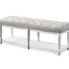 Dimora Tufted Upholstered Footboard Bench -Finest Furniture Store 810509229 2