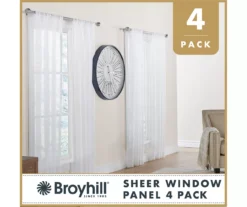 Broyhill Perfect Sheers 4-Piece Curtain Panel Set 27 Broyhill Perfect Sheers 4-Piece Curtain Panel Set -Finest Furniture Store 810511112 5