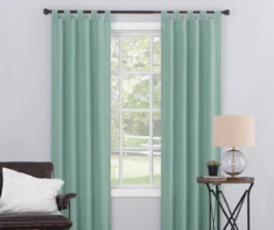 Broyhill Durham Semi-Sheer Textured Tab Top Curtain Panel 34 Broyhill Durham Semi-Sheer Textured Tab Top Curtain Panel -Finest Furniture Store 810511388 3