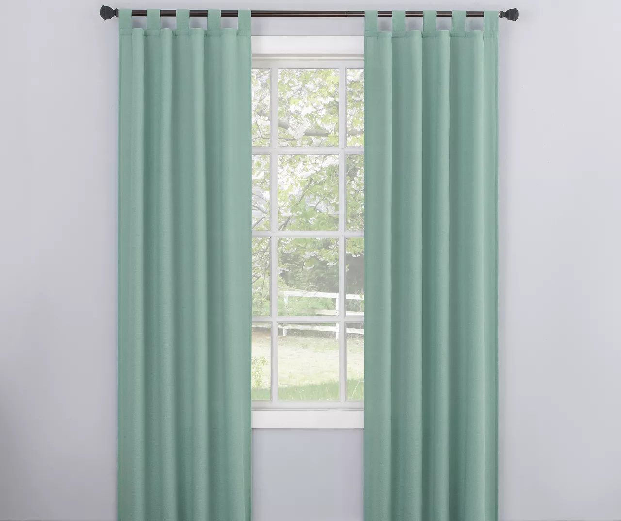 Broyhill Durham Semi-Sheer Textured Tab Top Curtain Panel 4 Broyhill Durham Semi-Sheer Textured Tab Top Curtain Panel - Image 2