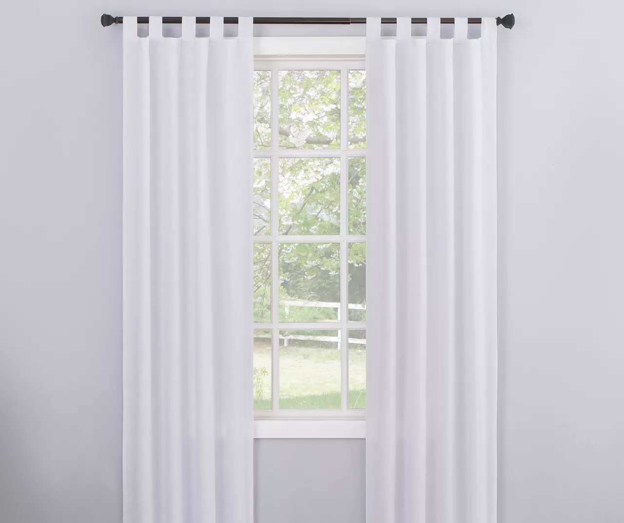 Broyhill Durham Semi-Sheer Textured Tab Top Curtain Panel 12 Broyhill Durham Semi-Sheer Textured Tab Top Curtain Panel - Image 10