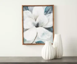 Framed White Floral Canvas 8 Framed White Floral Canvas -Finest Furniture Store 810513213 2