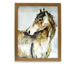 Brown Horse Framed Plaque