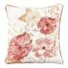 Rust Floral Throw Pillow -Finest Furniture Store 810515803