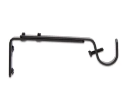 Legacy Black Adjustable Curtain Rod Brackets, 2-Pack 13 Legacy Black Adjustable Curtain Rod Brackets, 2-Pack -Finest Furniture Store 810524279 4