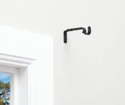 Legacy Black Adjustable Curtain Rod Brackets, 2-Pack 15 Legacy Black Adjustable Curtain Rod Brackets, 2-Pack -Finest Furniture Store 810524279 6