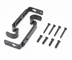 Legacy Black Adjustable Curtain Rod Brackets, 2-Pack 17 Legacy Black Adjustable Curtain Rod Brackets, 2-Pack -Finest Furniture Store 810524279 8