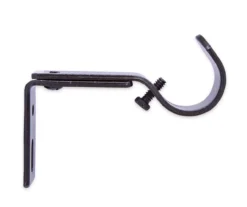 Legacy Brown-Black Adjustable Curtain Rod Brackets, 2-Pack 11 Legacy Brown-Black Adjustable Curtain Rod Brackets, 2-Pack -Finest Furniture Store 810524291 3