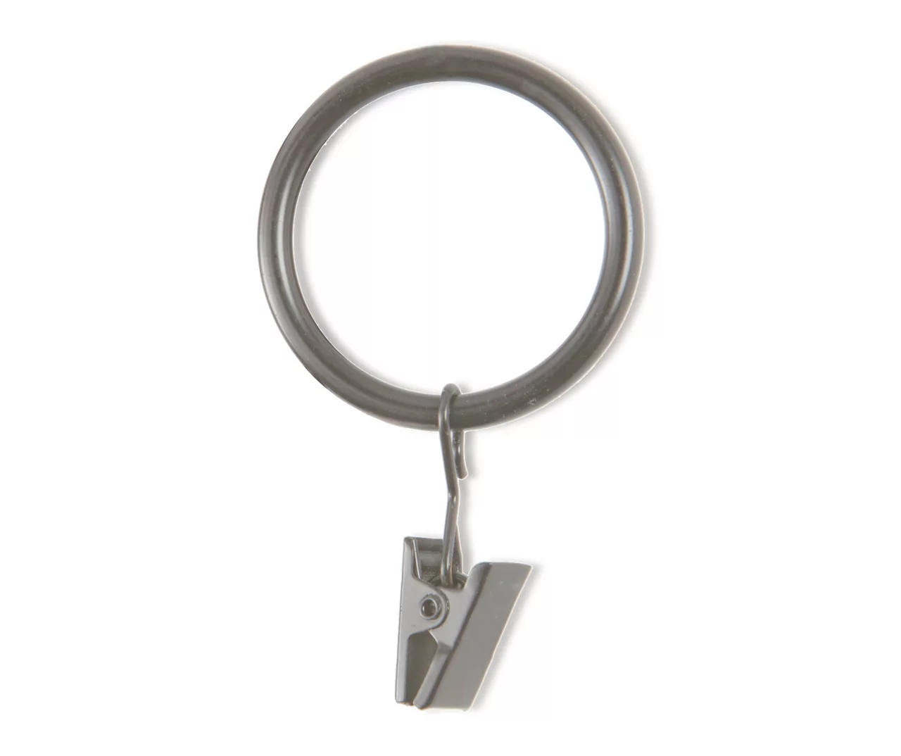 Legacy Antique Pewter Curtain Rod Clip Rings, 14-Pack 2 Legacy Antique Pewter Curtain Rod Clip Rings, 14-Pack