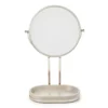 Tan Glaze Oval Tray Mirror 1 Tan Glaze Oval Tray Mirror -Finest Furniture Store 810530731