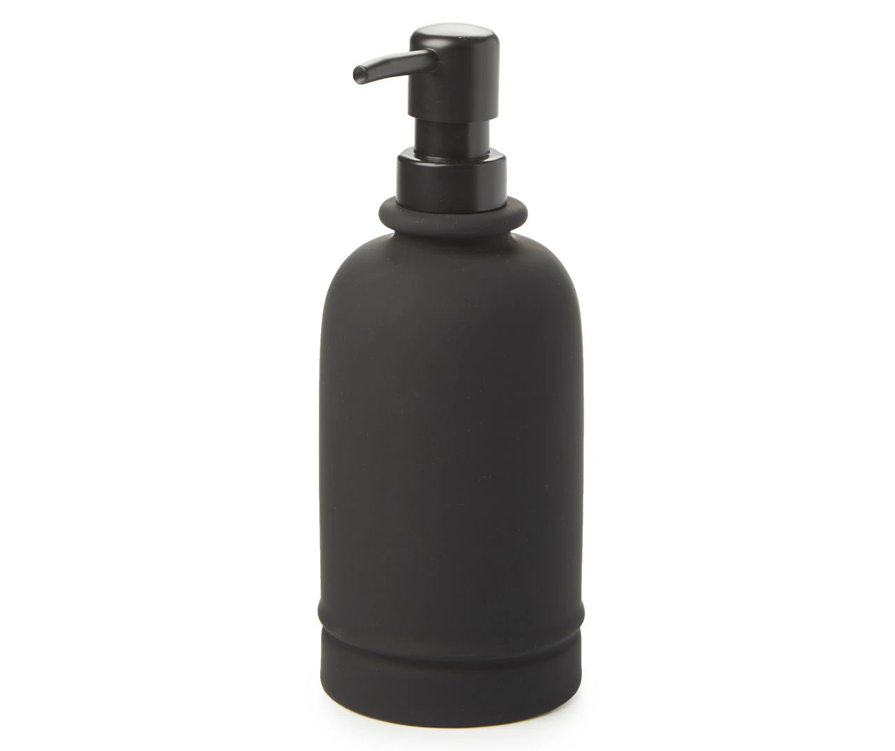 Matte Black Rubberized Lotion Pump 3 Matte Black Rubberized Lotion Pump