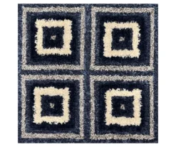 Broyhill Navy Square Pattern Klein Area Rug -Finest Furniture Store 810542869 810542870 810542871 810542872 A0 4