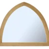 Brown Arched Wall Mirror 2 Brown Arched Wall Mirror -Finest Furniture Store 810546067