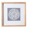 Blue & White Medallion Framed Print 1 Blue & White Medallion Framed Print -Finest Furniture Store 810546216