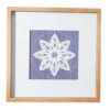 Blue & White Star Framed Print 1 Blue & White Star Framed Print -Finest Furniture Store 810546217