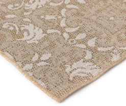 Sandpointe Tan & Ecru Damask Outdoor Area Rug, (5' X 7') 10 Sandpointe Tan & Ecru Damask Outdoor Area Rug, (5' X 7') -Finest Furniture Store 810546500 810546501 810546502 3