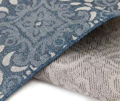 Broyhill Sandpointe Cobalt & Ecru Damask Outdoor Area Rug 15 Broyhill Sandpointe Cobalt & Ecru Damask Outdoor Area Rug -Finest Furniture Store 810546507 810546506 810546505 810546504 810546503 5