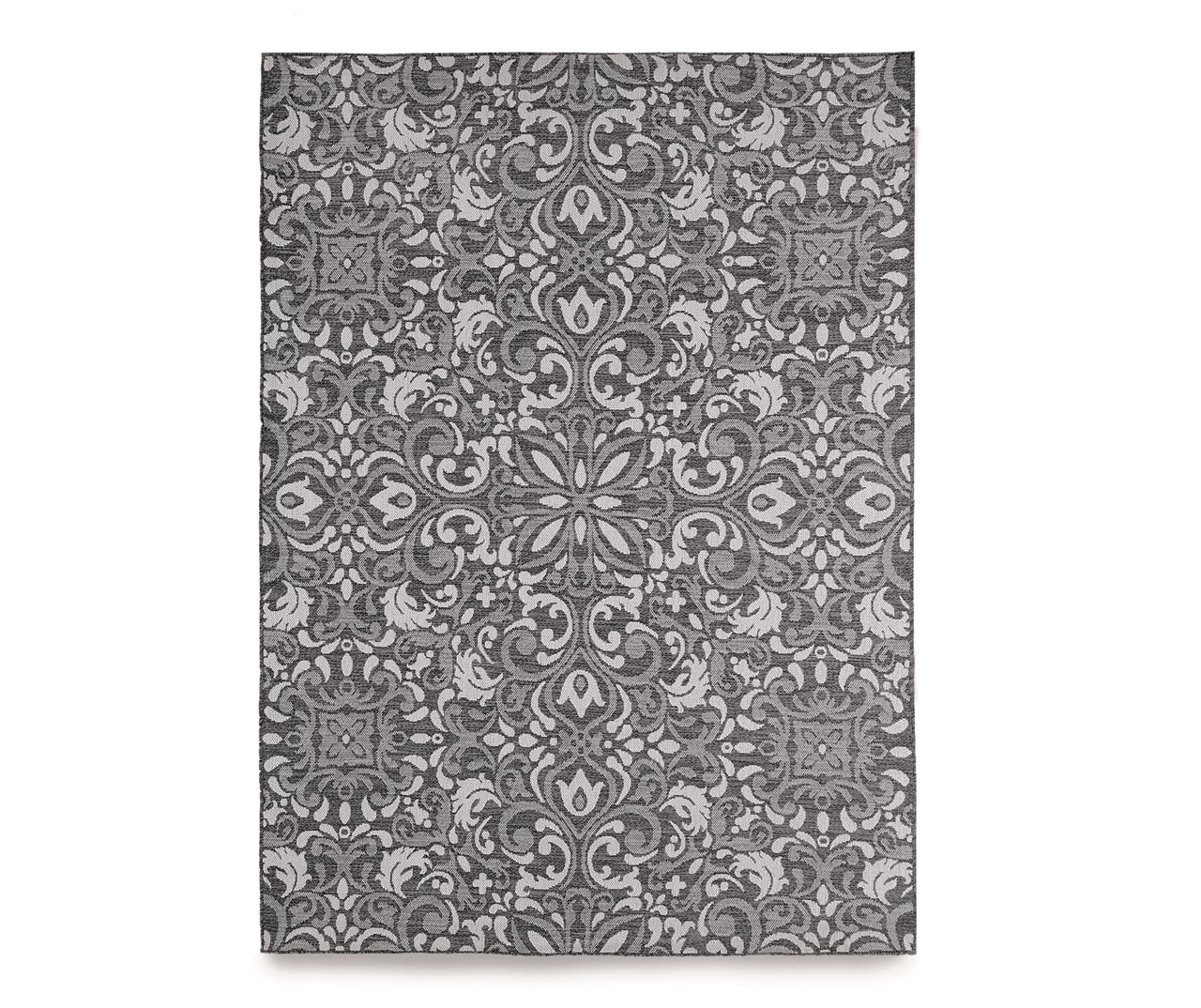 Broyhill Sandpointe Damask Outdoor Area Rug 5 Broyhill Sandpointe Damask Outdoor Area Rug - Image 3