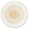 White Round Woven Swirl Wall Decor 2 White Round Woven Swirl Wall Decor -Finest Furniture Store 810547450