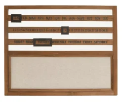 Brown Sliding Rule Wall Calendar