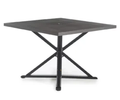Broyhill Autumn Cove Wood Look Square Steel Patio Dining Table 19 Broyhill Autumn Cove Wood Look Square Steel Patio Dining Table -Finest Furniture Store 810553658 1