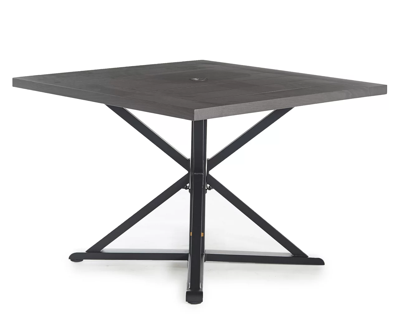 Broyhill Autumn Cove Wood Look Square Steel Patio Dining Table 5 Broyhill Autumn Cove Wood Look Square Steel Patio Dining Table - Image 3