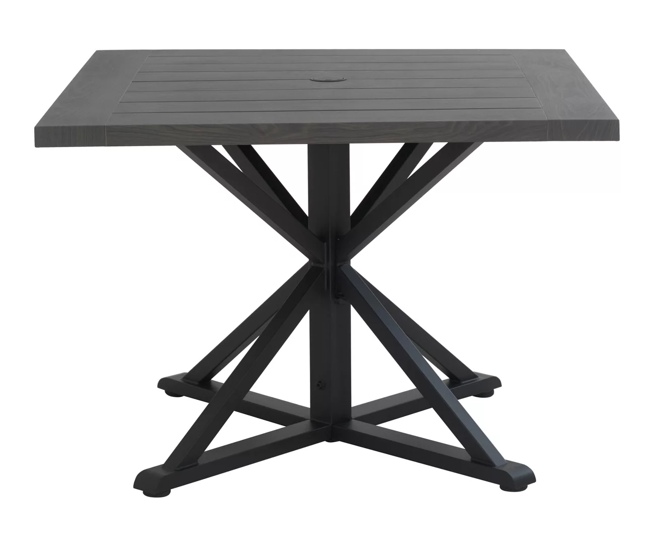 Broyhill Autumn Cove Wood Look Square Steel Patio Dining Table 3 Broyhill Autumn Cove Wood Look Square Steel Patio Dining Table