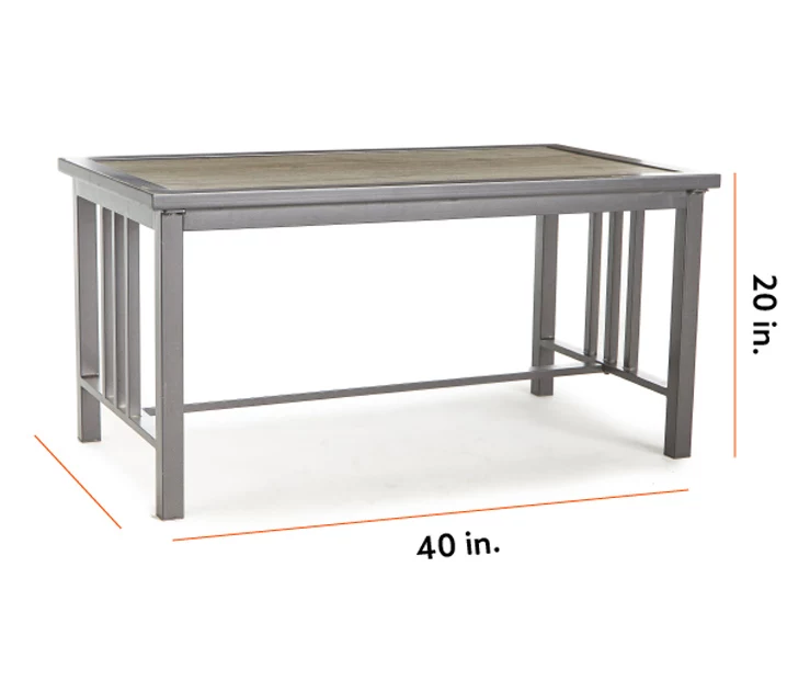 Eagle Brooke Wood Look Patio Coffee Table 8 Eagle Brooke Wood Look Patio Coffee Table - Image 6