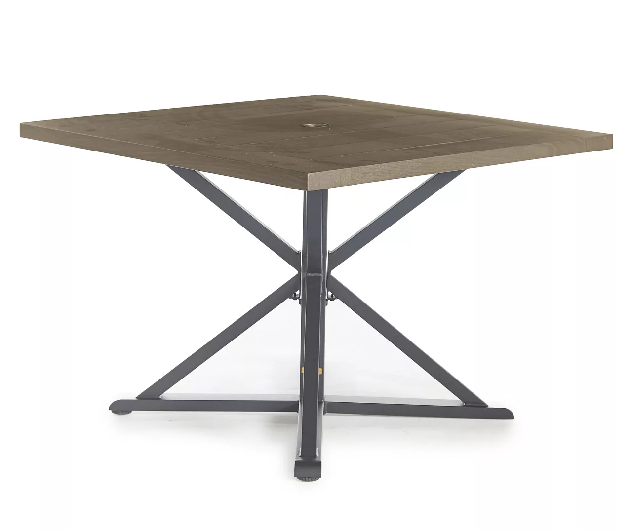 Broyhill Autumn Cove Wood Look Square Steel Patio Dining Table 11 Broyhill Autumn Cove Wood Look Square Steel Patio Dining Table - Image 9
