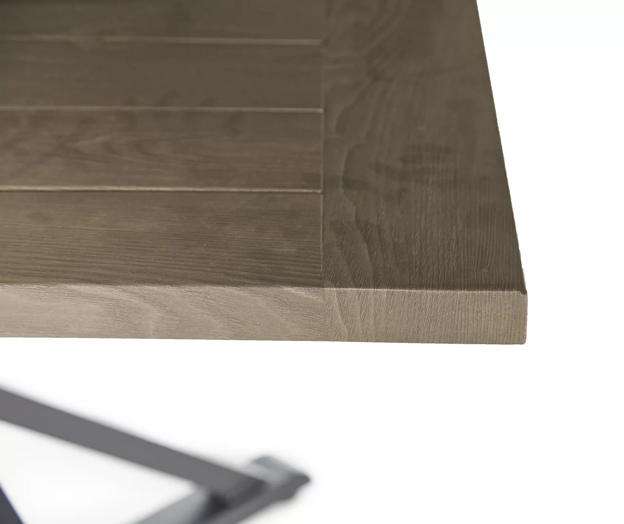 Autumn Cove Light Brown Wood Look Square Steel Patio Dining Table 5 Autumn Cove Light Brown Wood Look Square Steel Patio Dining Table - Image 3