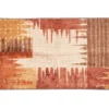 Broyhill Brown & Red Abstract Patchwork Accent Rug 2 Broyhill Brown & Red Abstract Patchwork Accent Rug -Finest Furniture Store 810557489