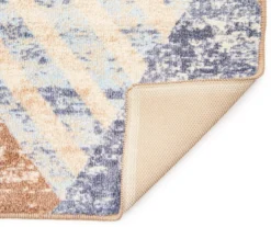 Broyhill Blue & Brown Modern Angles Accent Rug 19 Broyhill Blue & Brown Modern Angles Accent Rug -Finest Furniture Store 810557653 810557655 1