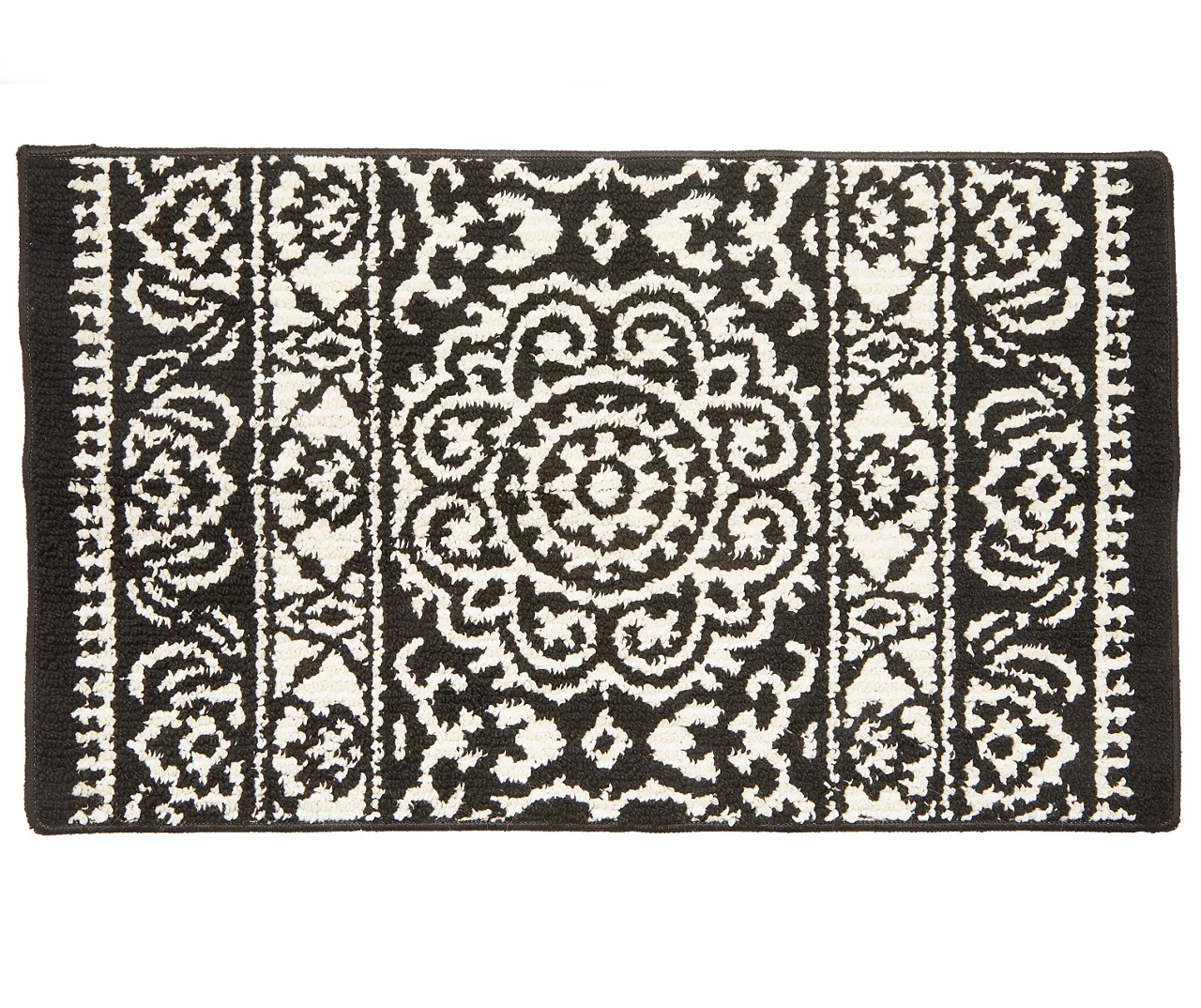 Broyhill Black & White Ornate Fascination Accent Rug