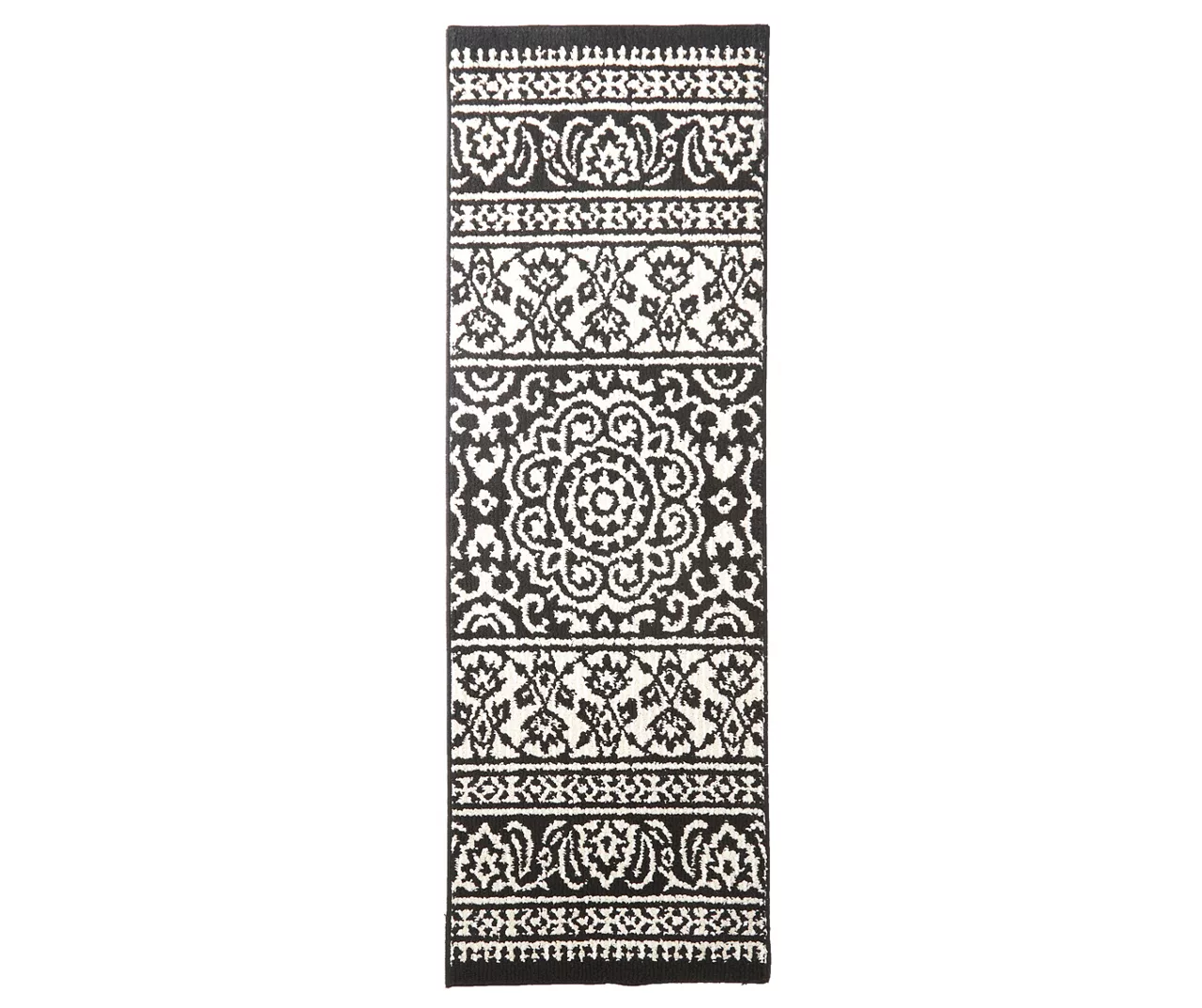 Broyhill Black & White Ornate Fascination Accent Rug 4 Broyhill Black & White Ornate Fascination Accent Rug - Image 2