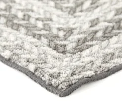 Broyhill Gray Braided Print Accent Rug 32 Broyhill Gray Braided Print Accent Rug -Finest Furniture Store 810557665 1